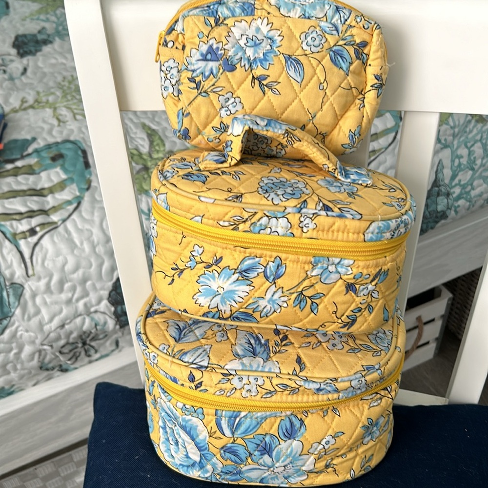 Vera Bradley . Three cosmetic bags like new condition by Quilted Keepers
